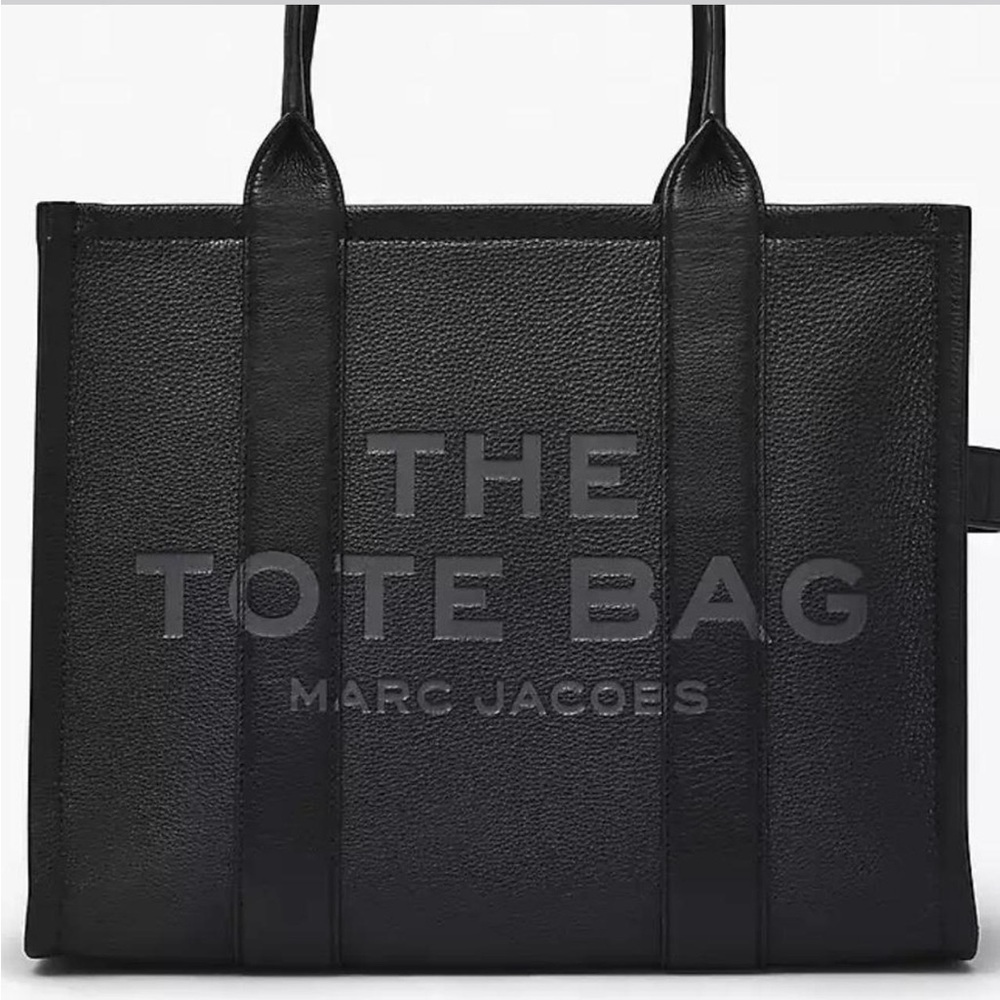 Marc Jacobs Black Leather Tote